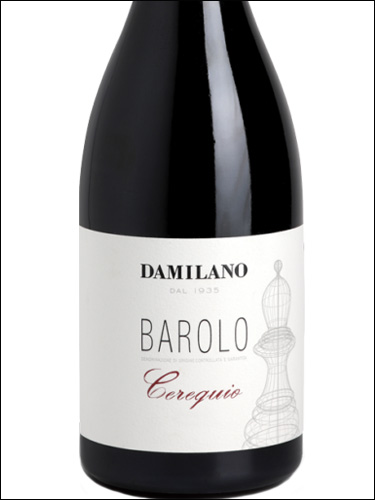 фото Damilano Barolo Cerequio DOCG Дамилано Бароло Череквио Италия вино красное