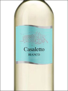 фото Casaletto Bianco Казалетто Бьянко Италия вино белое
