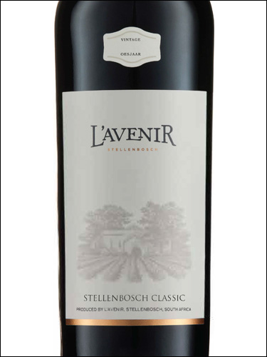 фото L’Avenir Stellenbosch Classic Л'Авенир Стелленбош Классик ЮАР вино красное