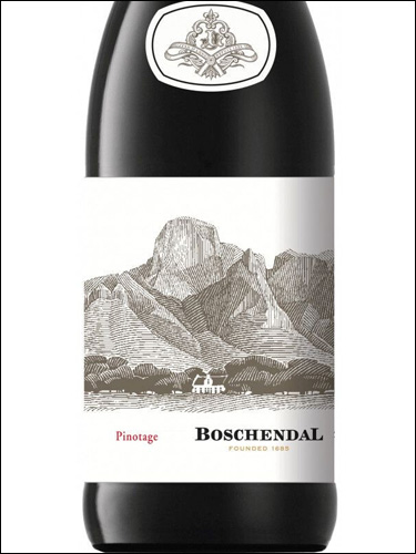 фото Boschendal Sommelier Selection Pinotage Бошендаль Сомелье Селекшн Пинотаж ЮАР вино красное