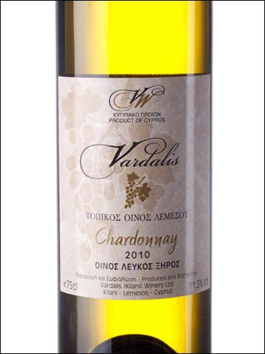 фото Vardalis Chardonnay Вардалис Шардоне Кипр вино белое