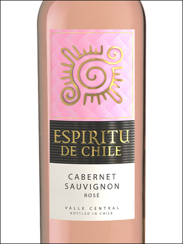 фото Espiritu de Chile Cabernet Sauvignon Rose Semi-Dry Эспириту де Чили Каберне Совиньон Розе Чили вино розовое
