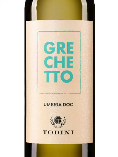 фото Todini Grechetto di Todi DOC Тодини Грекетто ди Тоди Италия вино белое
