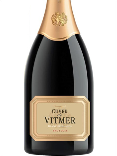 фото Cuvee de Vitmer Blanc de Blancs Methode Classique Brut Кюве де Витмер Блан де Блан Классический метод Брют Россия вино белое