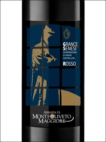 фото Abbazia di Monte Oliveto Maggiore Rosso Grance Senesi DOC Аббация ди Монте Оливето Маджоре Россо Гранче Сенези Италия вино красное