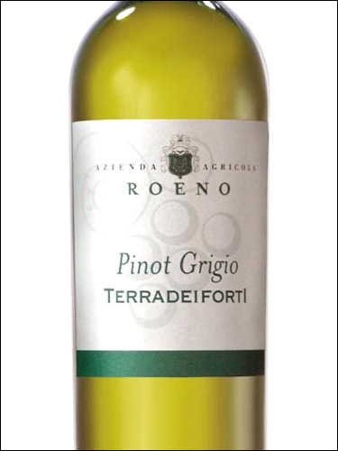 фото Roeno Pinot Grigio Terradeiforti DOC Роэно Пино Гриджио Террадеифорти Италия вино белое