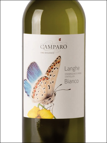 фото Camparo Langhe Bianco DOC Кампаро Ланге Бьянко Италия вино белое