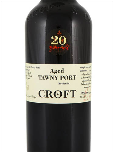 фото Croft Tawny Port 20 Years Old Крофт Тони Порт 20-летний Португалия вино красное