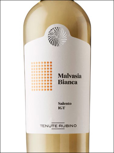 фото Tenute Rubino Malvasia Bianca Salento IGP Тенуте Рубино Мальвазия Бьянка Саленто Италия вино белое