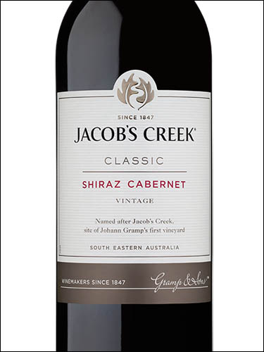фото Jacob's Creek Classic Shiraz Cabernet Sauvignon Джейкобс Крик Классик Шираз Каберне Совиньон Австралия вино красное