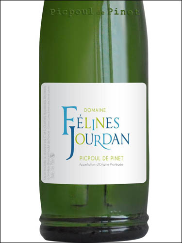 фото Domaine Felines Jourdan Picpoul de Pinet AOP Домен Фелин Журдан Пикпуль де Пине Франция вино белое