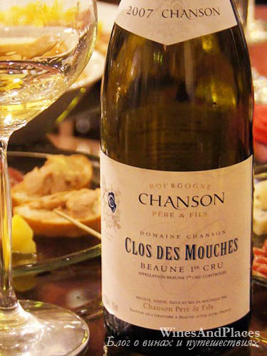 фото Domaine Chanson Clos des Mouches Beaune Premier Cru Домен Шансон Кло де Муш Бон Премье Крю Франция вино белое
