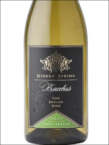 фото Hidden Spring Bacchus Хидден Спринг Бахус Великобритания вино белое