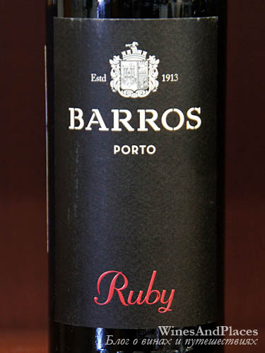 фото Porto Barros Ruby Портвейн (Порто) Баррос Руби Португалия вино красное