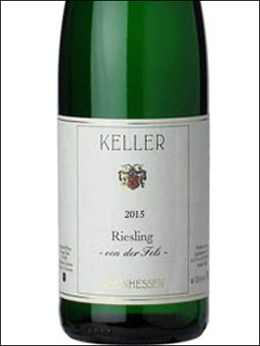 фото Keller Riesling von der Fels Trocken QbA Rheinhessen Келлер Рислинг фон дер Фельс трокен Рейнхессен Германия вино белое
