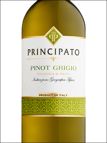 фото Principato Pinot Grigio Provincia di Pavia IGT Принчипато Пино Гриджио Провинция ди Павия Италия вино белое