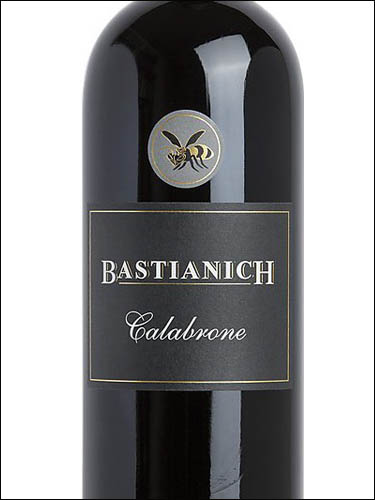 фото Bastianich Calabrone Friuli Colli Orientali DOC Бастианич Калаброне Фриули Колли Ориентали ДОК Италия вино красное