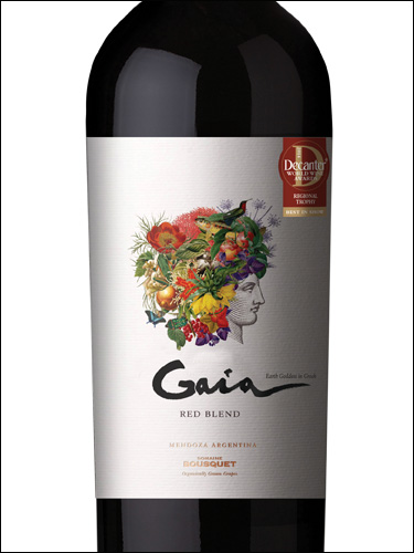 фото Domaine Bousquet Gaia Red Blend Домен Буске Гайя Ред Бленд Аргентина вино красное