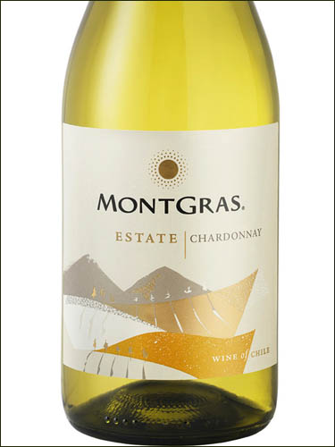 фото MontGras Estate Chardonnay Central Valley DO МонтГрас Эстате Шардоне Центральная Долина Чили вино белое
