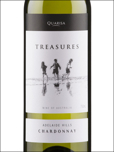 фото Quarisa Treasures Chardonnay Adelaide Hills Куариса Трежез Шардоне Аделаида Хиллз Австралия вино белое