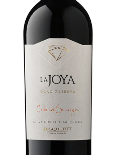 фото Bisquertt La Joya Gran Reserva Cabernet Sauvignon Бискерт Ла Хойя Гран Ресерва Каберне Совиньон Чили вино красное