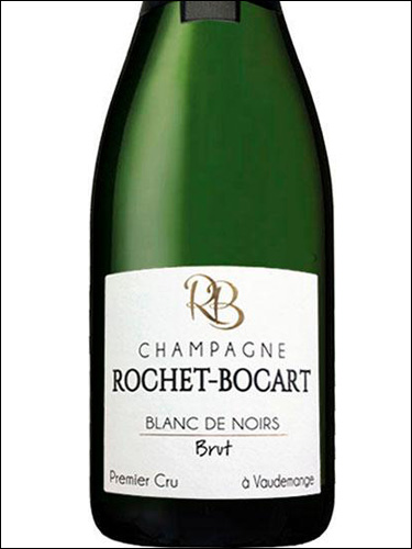 фото Champagne Rochet-Bocart Blanc de Noirs Vaudemanges Premier Cru Brut Шампань Рош-Бокар Блан де Нуар Водманж Премье Крю Брют Франция вино белое