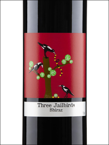 фото Quarisa Three Jailbirds Shiraz South Eastern Australia Куариса Три Джэйлбердс Шираз Юго-Восточная Австралия Австралия вино красное