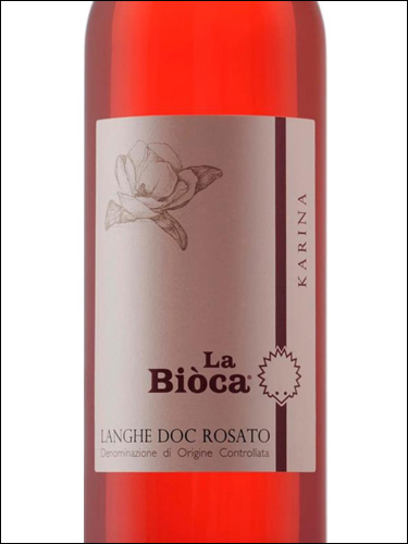 фото La Bioca Karina Langhe Rosato DOC Ла Биока Карина Ланге Розато Италия вино розовое