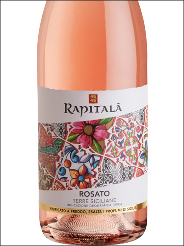 фото Rapitala Rosato Terre Siciliane IGT Рапитала Розато Терре Сичилиане Италия вино розовое