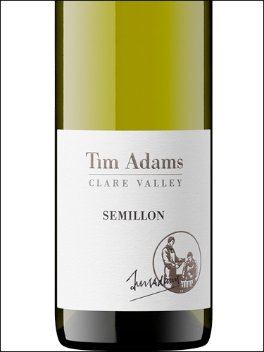 фото Tim Adams Semillon Clare Valley Тим Адамс Семильон Долина Клер Австралия вино белое