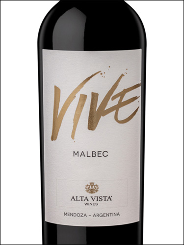 фото Alta Vista Vive Malbec Альта Виста Вив Мальбек Аргентина вино красное