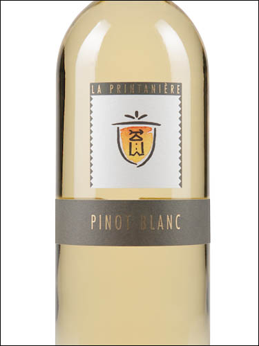 фото  Domaine de la Printaniere Pinot Blanc Geneve AOC Домен де ла Прентанье Пино Блан Женева Швейцария вино белое