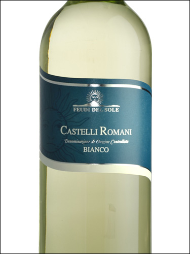 фото Feudi del Sole Castelli Romani Bianco DOC Феуди дель Соле Кастелли Романи Бьянко Италия вино белое