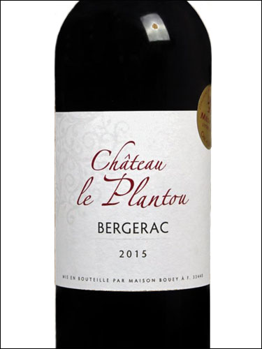 фото Chateau Le Plantou Rouge Bergerac AOC Шато Ле Планту Руж Бержерак Франция вино красное