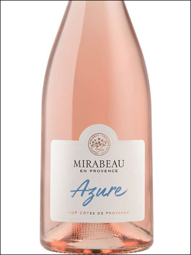 фото Mirabeau Azure Rose Cotes de Provence AOC Мирабо Азюр Розе Кот де Прованс Франция вино розовое