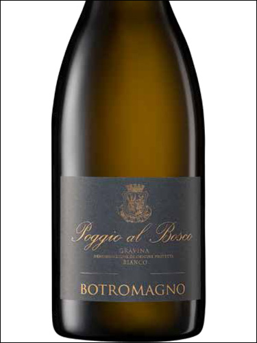 фото Botromagno Poggio al Bosco Gravina Bianco DOC Ботроманьо Поджио аль Боско Гравина Бьянко Италия вино белое