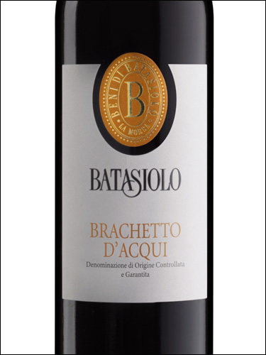 фото Batasiolo Brachetto d’Acqui DOCG Батазиоло Бракетто д’Акви Италия вино красное