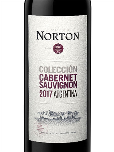 фото Bodega Norton Coleccion Cabernet Sauvignon Бодега Нортон Колексьон Каберне Совиньон Аргентина вино красное