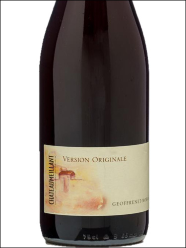 фото Geoffrey-Morval Version Originale Chateaumeillant Rouge AOC Жофре-Морваль Версьон Орижиналь Шатомейан Руж Франция вино красное