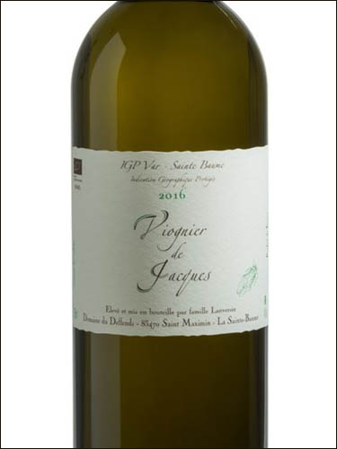 фото Domaine du Deffends Viognier de Jacques Var Sainte Baume IGP Домен дю Дефан Вионье де Жак Вар Сент-Бом Франция вино белое