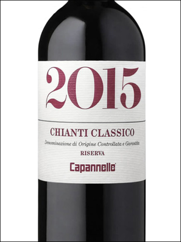 фото Capannelle Chianti Classico Riserva DOCG Капаннелле Кьянти Классико Ризерва Италия вино красное
