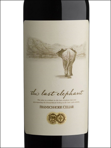 фото Franschhoek Cellar The Last Elephant Франсхук Селлар Ласт Элефант ЮАР вино красное