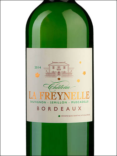 фото Chateau la Freynelle Bordeaux Blanc AOC Шато ля Френель Бордо Блан Франция вино белое