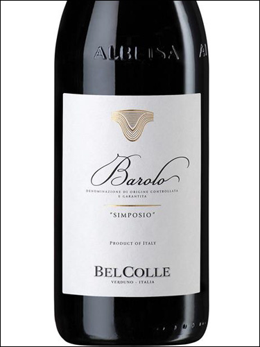 фото Bel Colle Barolo Simposio DOCG Бель Колле Бароло Симпозио Италия вино красное