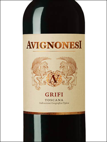 фото Avignonesi Grifi Toscana IGT Авиньонези Грифи Тоскана Италия вино красное