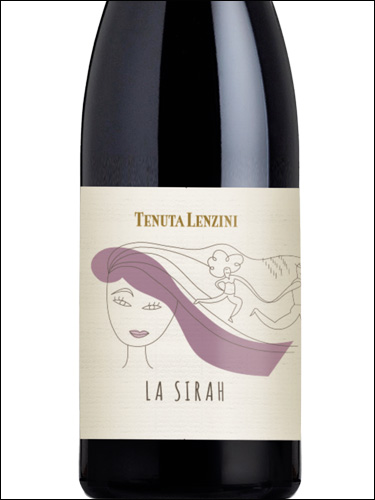 фото Tenuta Lenzini La Sirah Toscana Rosso IGT Тенута Лензини ла Сира Тоскана Россо Италия вино красное