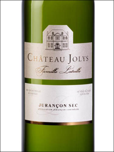 фото Chateau Jolys Jurancon Sec AOC Шато Жоли Жюрансон Сек Франция вино белое