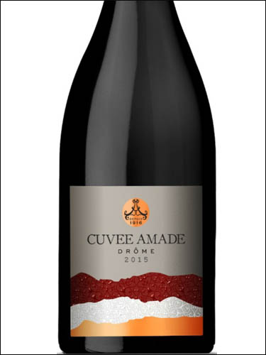 фото Cuvee Amade Rouge Drome IGP Кюве Амад Руж Дром Франция вино красное