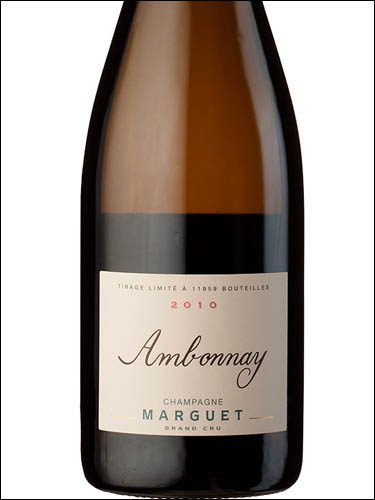 фото Champagne Marguet Ambonnay Grand Cru Extra Brut Vintage Шампань Марге Шаман Амбоне Гран Крю Экстра Брют Винтаж Франция вино белое