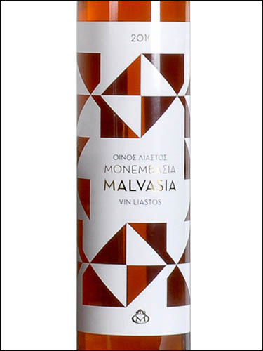 фото Monemvassia Winery Monemvassia-Malvasia PDO Монемвасия Вайнери Монемвасия-Мальвазия Греция вино белое